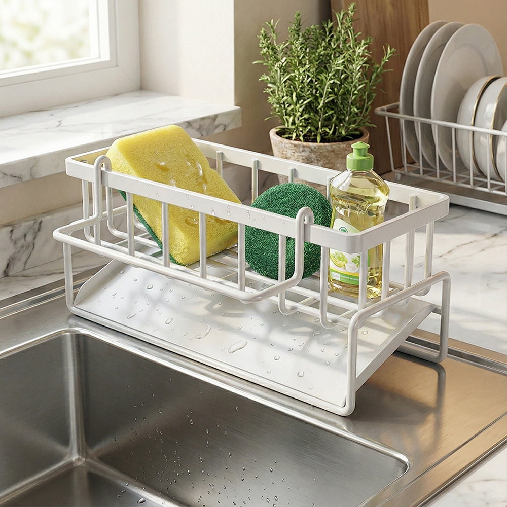 마메 자동 물빠짐 수세미 거치대 행주걸이 포함 4,300원