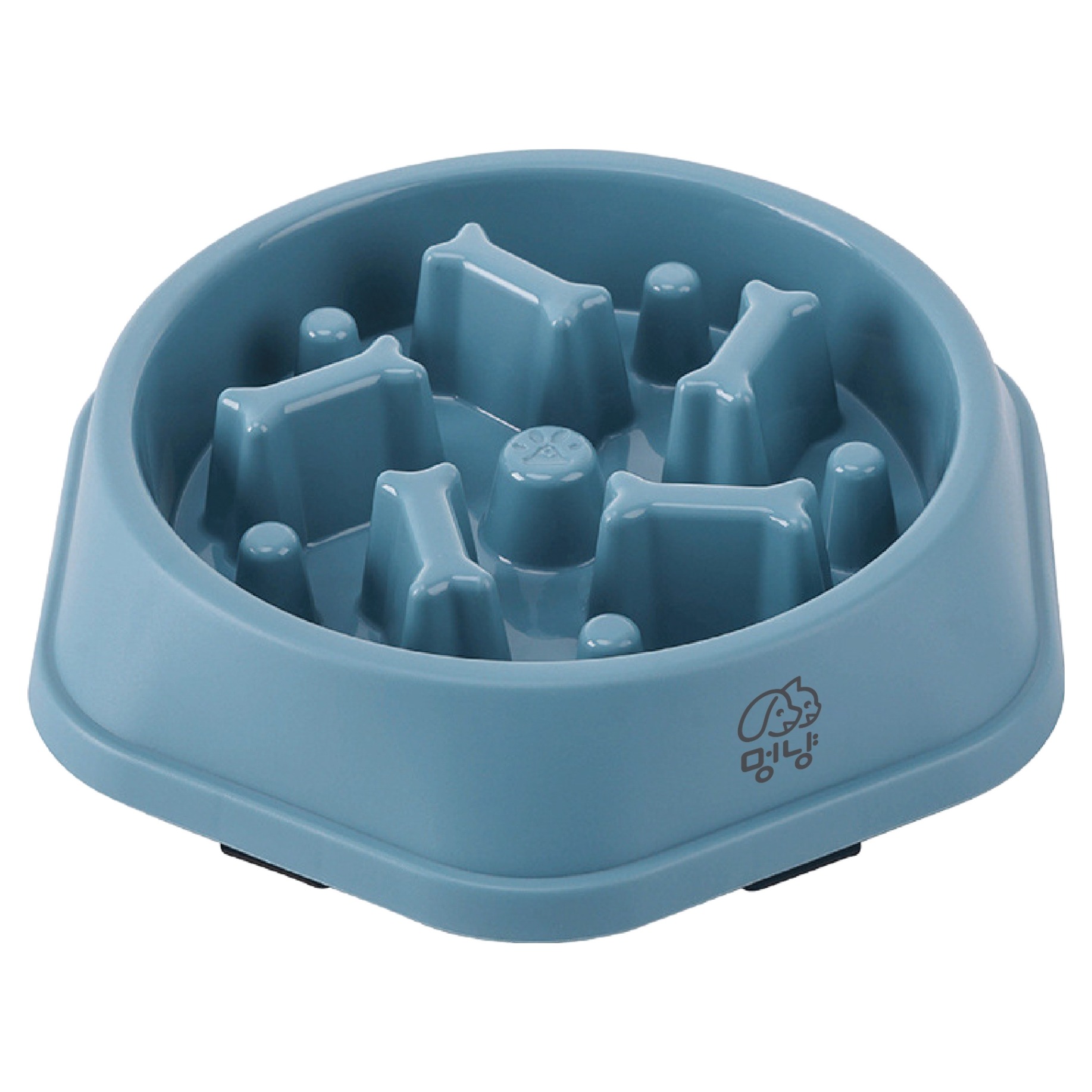 멍냥 반려동물 급체 방지 식기, 블루, 1개 4,000원