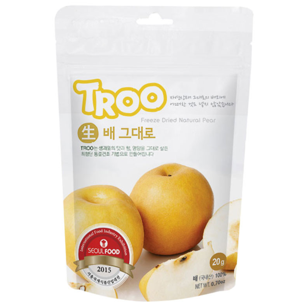 TROO 동결건조 과일칩 배 10봉 묶음, 1세트 44,000원