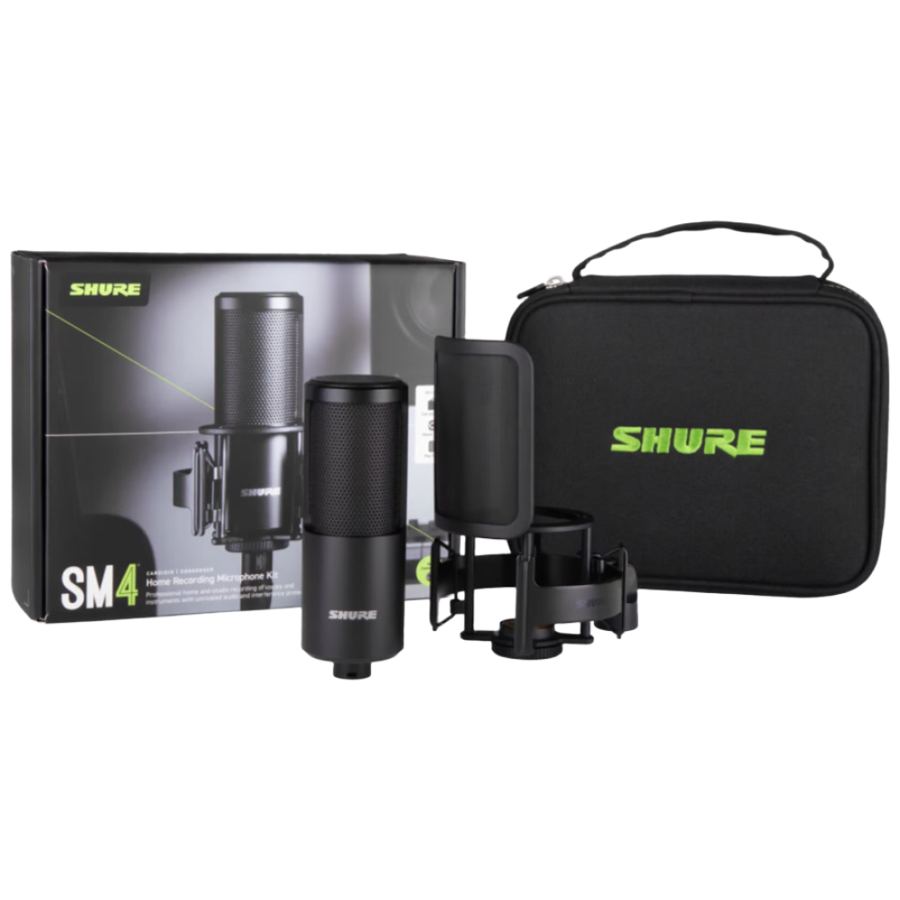 SHURE SM4 KIT 슈어 보컬용 유선 콘덴서 마이크 스튜디오 키트 477,000원