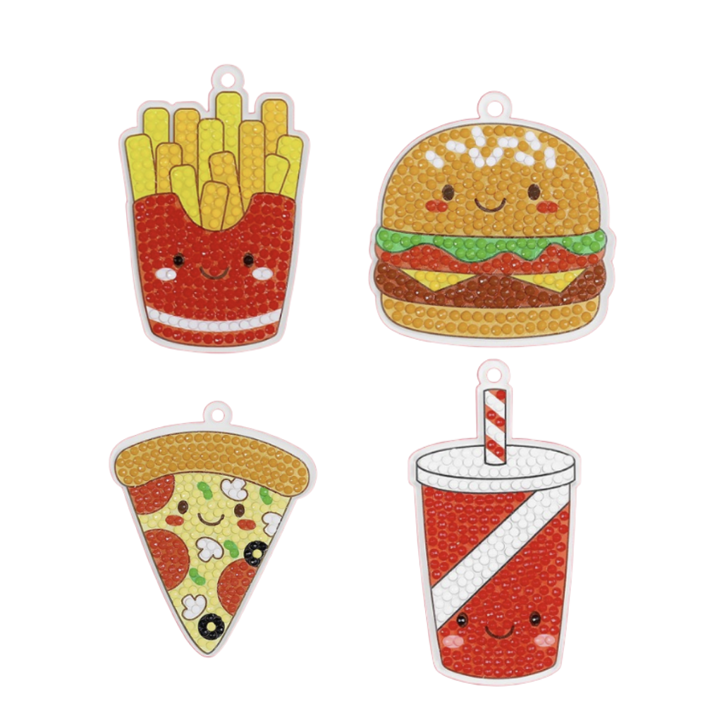 DIY 키링 비비마켓 보석십자수 나만의 키링 만들기 4종 풀세트, 1세트, 각각1개씩 22,000원