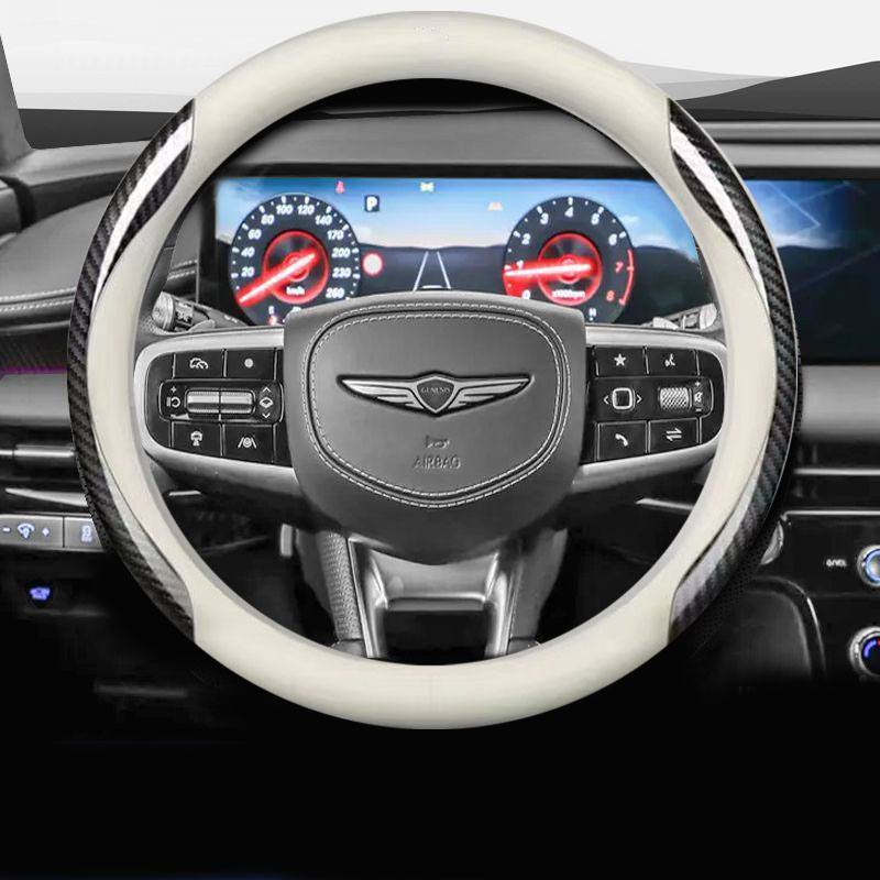 제네시스 전차종 호환 프리미엄 나파 가죽 카본 핸들커버 23,900원