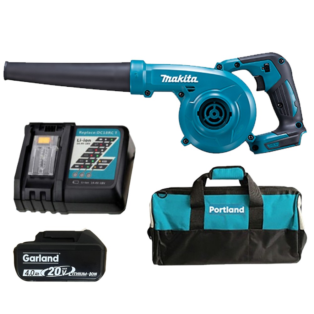 마끼다 무선 송풍기 블로워 18V 갈랜드 배터리 세트 DUB185 캠핑 낙엽 세차 제설 전동 충전 브로워, 1세트 200,210원