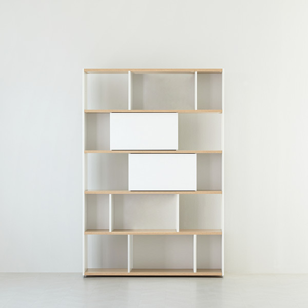 [두닷] 스택 2.0 1200 5단 세트A(도어x2)_덴버오크, 덴버오크+에어화이트 308,000원