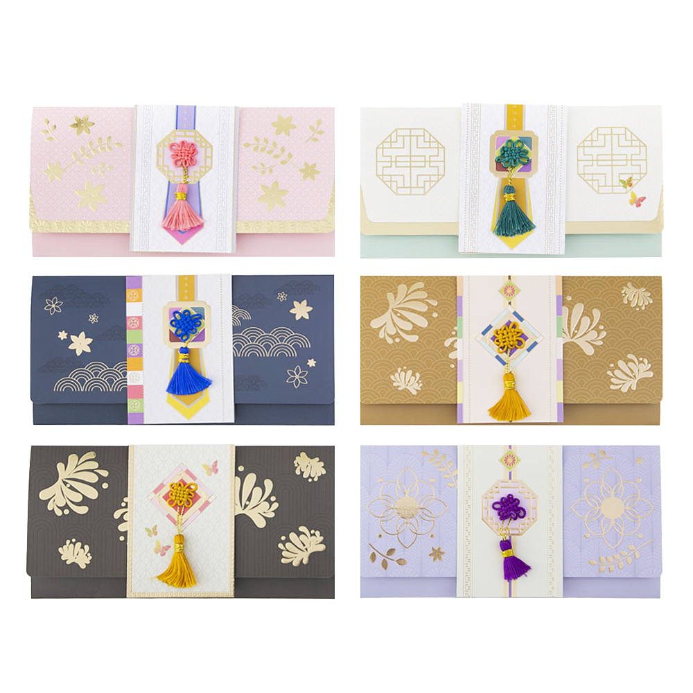 탐사 전통 노리개 편지 내장 금박 골드 명절 어버이날 용돈 봉투 7,790원