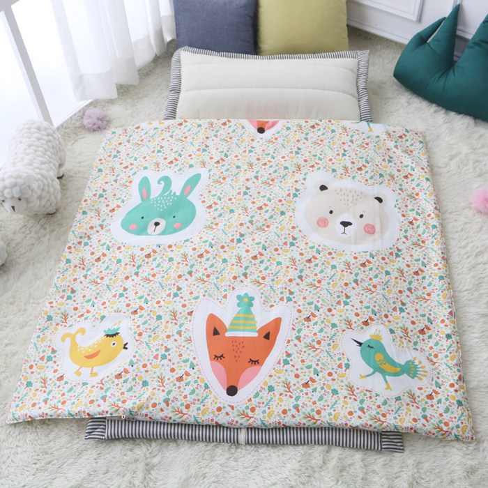 보떼하우스 사계절용 광목 일체형 낮잠이불, 안녕빅 84,300원