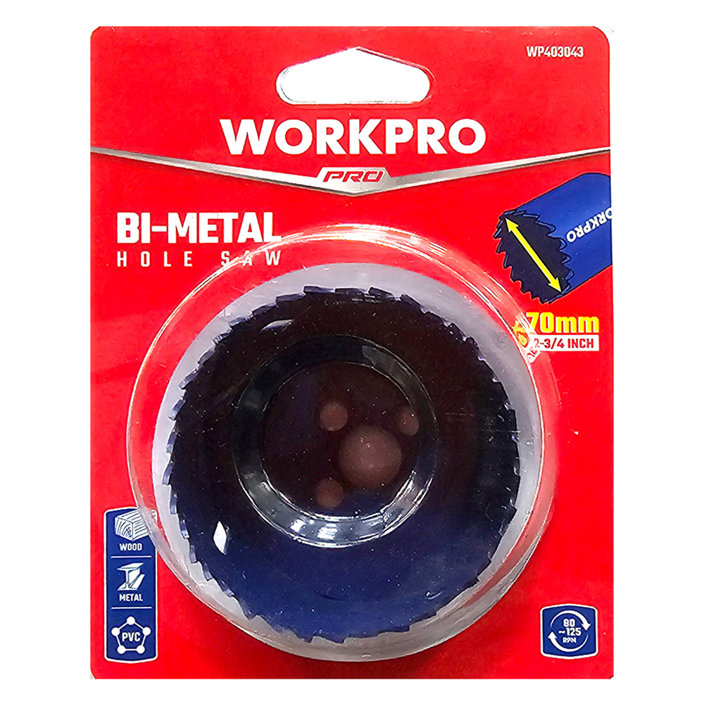 워크프로 바이메탈 롱홀소 Saw 70mm WP403043 10,700원