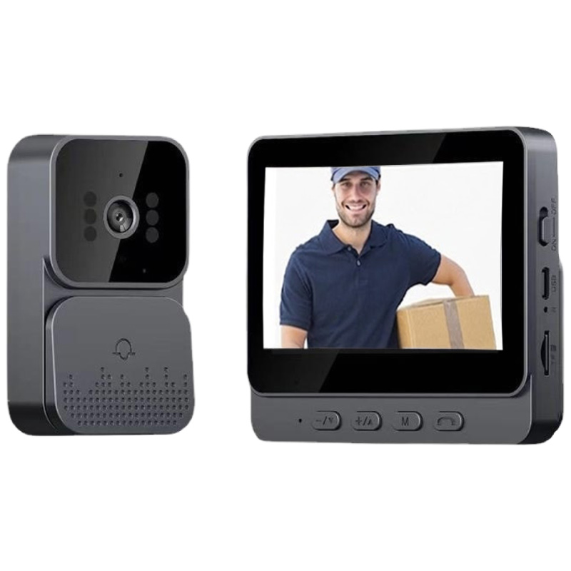 야시 무선 인터폰 4.3인치 스마트 비디오폰 간편 설치 가정용 안전 영상 통화 시스템 58,900원