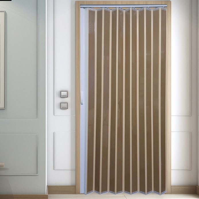 이케이몰 자바라 문 커튼 접이식 슬라이딩 홀딩 도어 싱글 마호가니 사이즈 선택 및 기재 299,000원