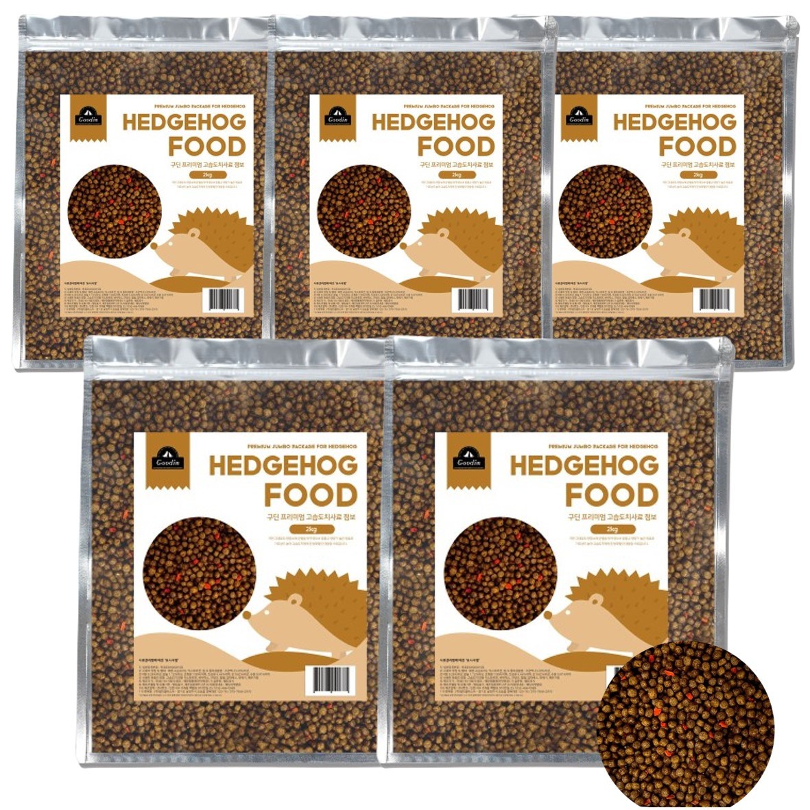 구딘 프리미엄 고슴도치사료 점보 2Kg 46,800원