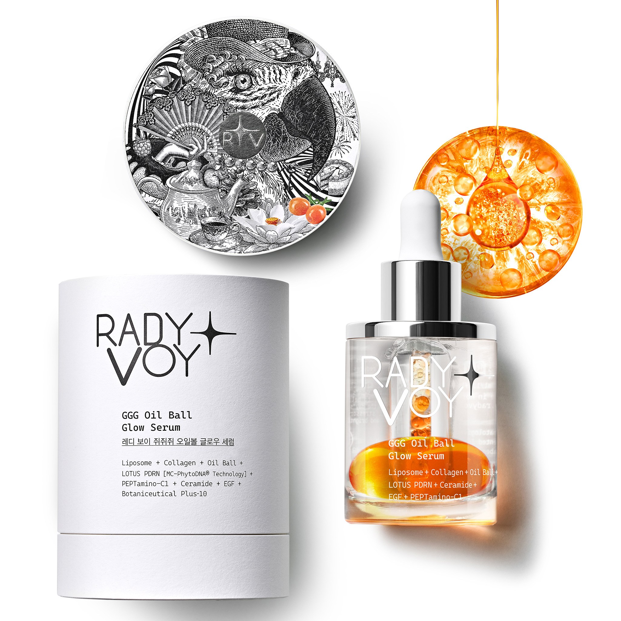 [본사정품]레디 보이 GGG 오일볼 글로우 영양 공급 PDRN 세럼 50ML 대용량, 1개, 50ml 55,100원