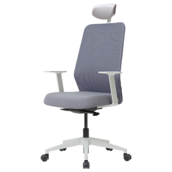 듀오백 Q1플러스 Q1P-HF-CW 메쉬 컴퓨터 책상 의자, 그레이 217,000원