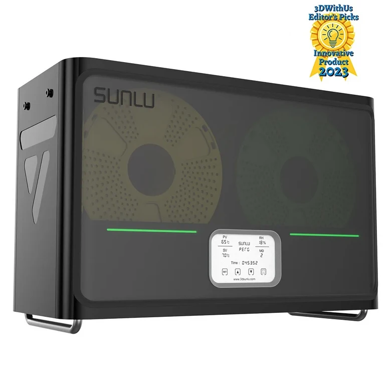 SUNLU S4 필라멘트 건조기 공식 3D 프린터 4 스풀 3KG 스풀 필라멘트 건조기 350W PTC 히터 70 ℃   최대 203,300원