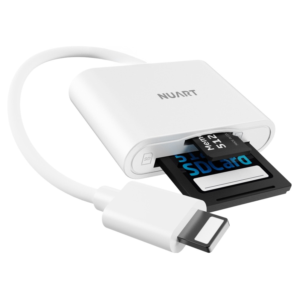 누아트 8핀 OTG 2 in 1 멀티 카드리더기 TF Micro SD카드 케이블 5,900원