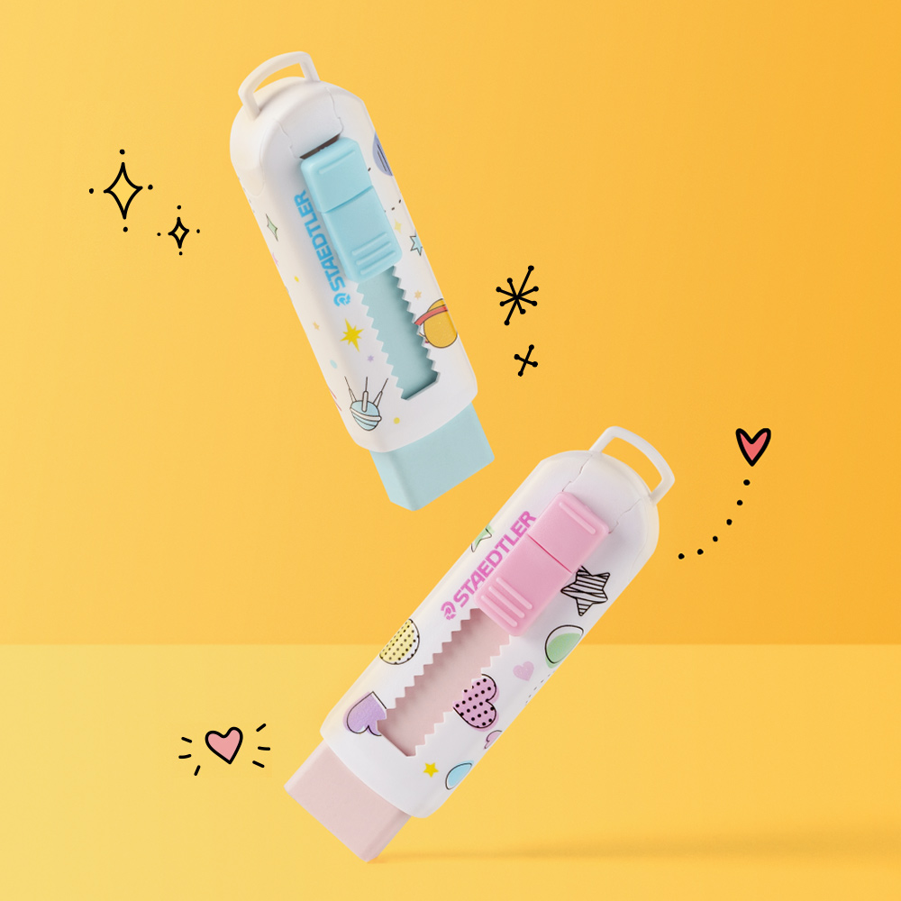 스테들러 슬라이딩 스타&하트 지우개 본체, 525-PS1H, 12개 28,000원