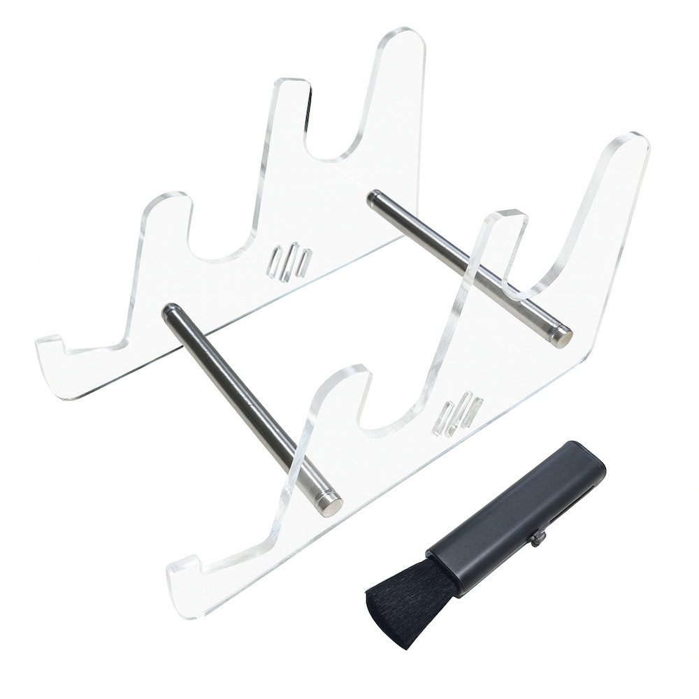 데테리아 아크릴 키보드 거치대 3단 + 청소솔 세트 11,500원