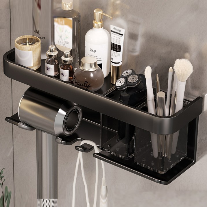 에스위두 무타공 기스방지 항공 알루미늄 선반형 프리미엄 드라이기 거치대 16,970원