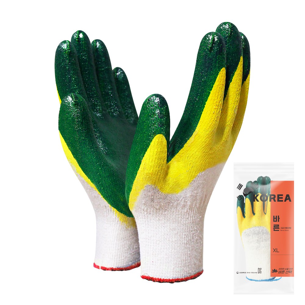 장갑이네 국내산 손등 청이중 코팅장갑 100켤레, 1개 55,000원