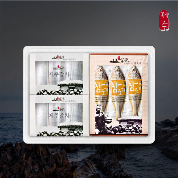 어가예찬 제주 은갈치/참조기 어가세트2호(갈치 특대/2마리+조기 대/6마리) 128,000원
