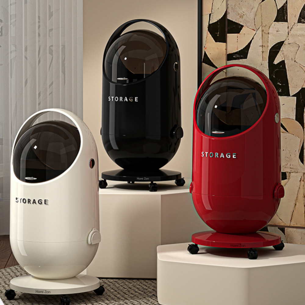 Homi Zon 럭셔리 이동식 쓰레기통 20L 대용량 냄새차단 회전바퀴 주방 거실 사무실 다용도 휴지통 29,880원