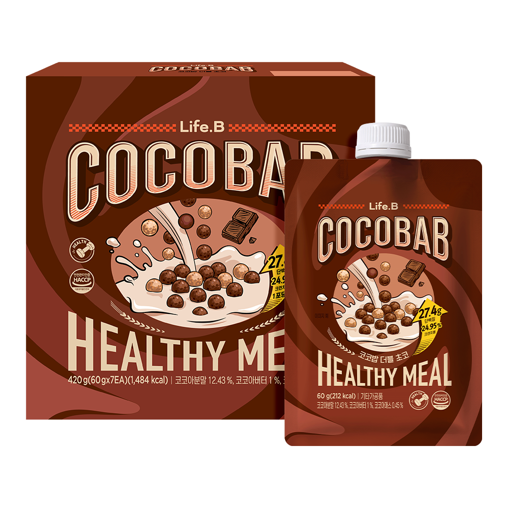 코코밥 더블 초코 60g X 7개입 COCOBAB, 1개, 420g 28,500원