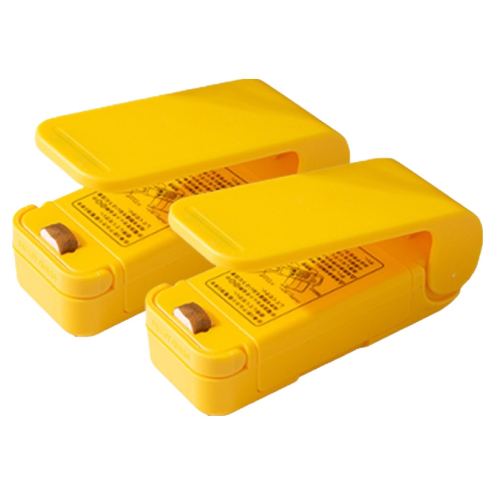 앞날창창 가정용 미니 실링기, 2개, 옐로우, 현재가 5,630원