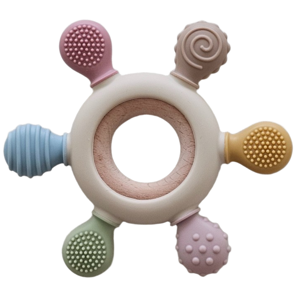 마마루치발기실리콘 나무링 아기치발기 치아발육기, 1개, 케이스증정, 단품 15,000원