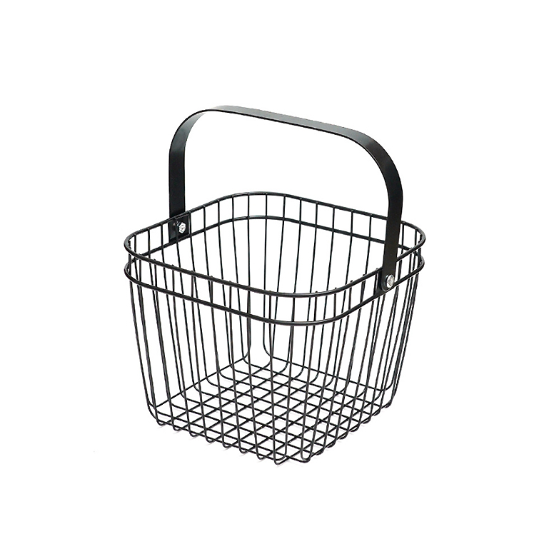 제이라이프 핸들 와이어 소품 바구니 블랙 75,000원