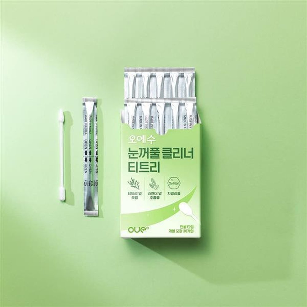 오에수 눈꺼풀 클리너 티트리 30매 1개/면봉 마이봄샘 세정 세척 눈기름샘 리무버스틱 20,230원