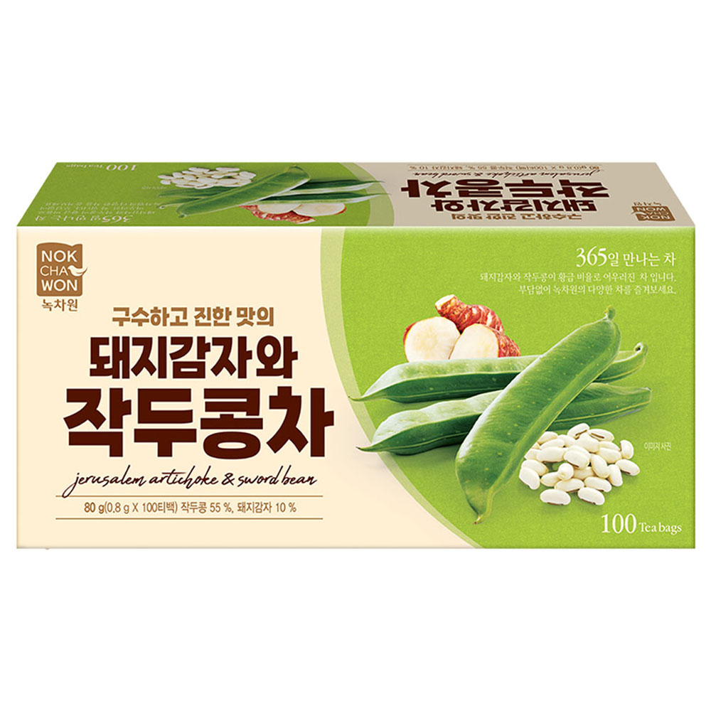 녹차원 돼지감자와 작두콩차, 800mg, 1개, 100개입 11,980원