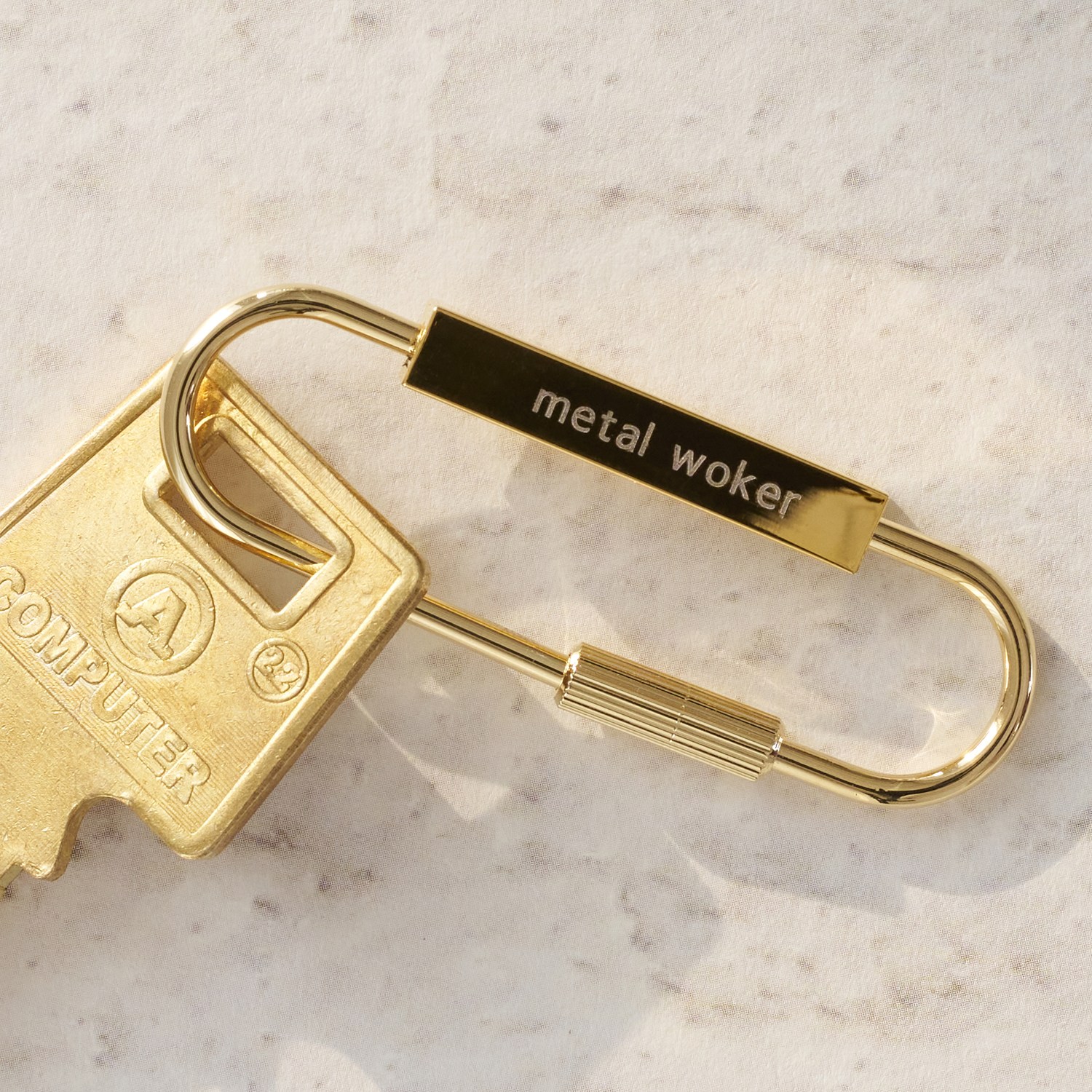 금속아저씨 황동 심플 키링(각인포함) 15,800원