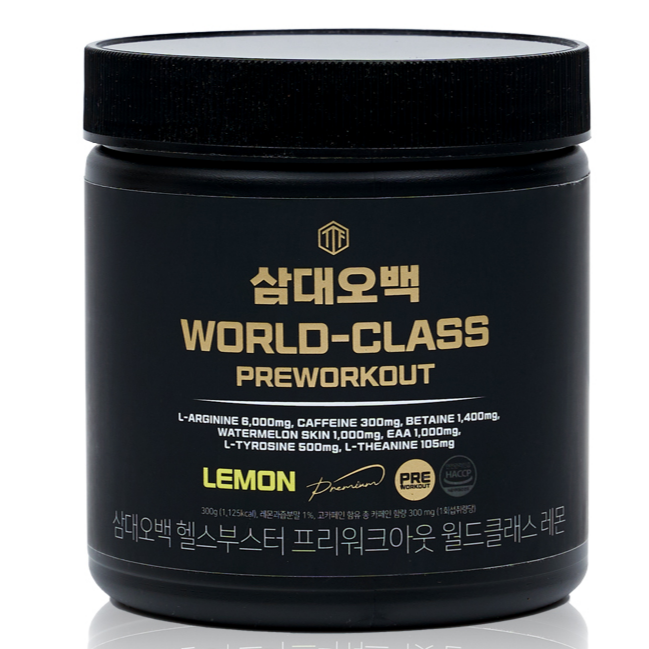 삼대오백 헬스부스터 프리워크아웃 월드클래스 레몬, 300g, 1개 29,900원