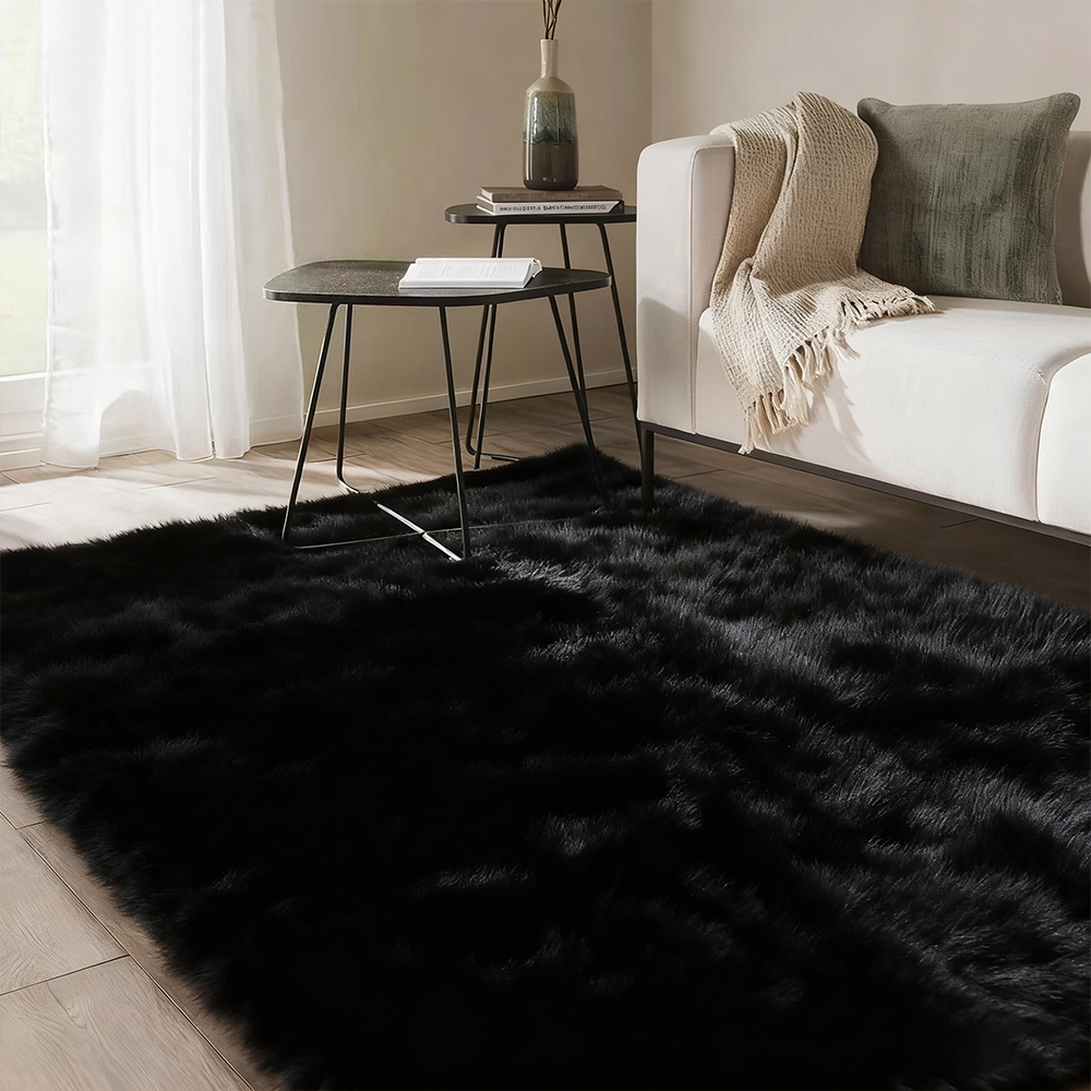 하루꿈 포근한 장모 러그 사계절 고급 카페트 대형 거실 침실 침대옆 인테리어 카페트 미끄럼방지 층간소음방지 폭신한 털러그 12,900원