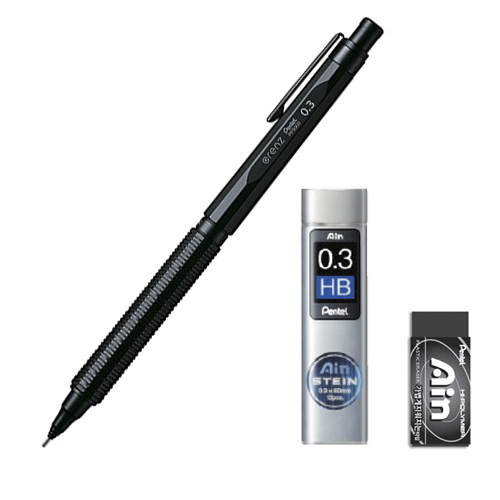 펜텔 오렌즈네로 고급 샤프 0.3mm 지우개 샤프심 세트 35,800원