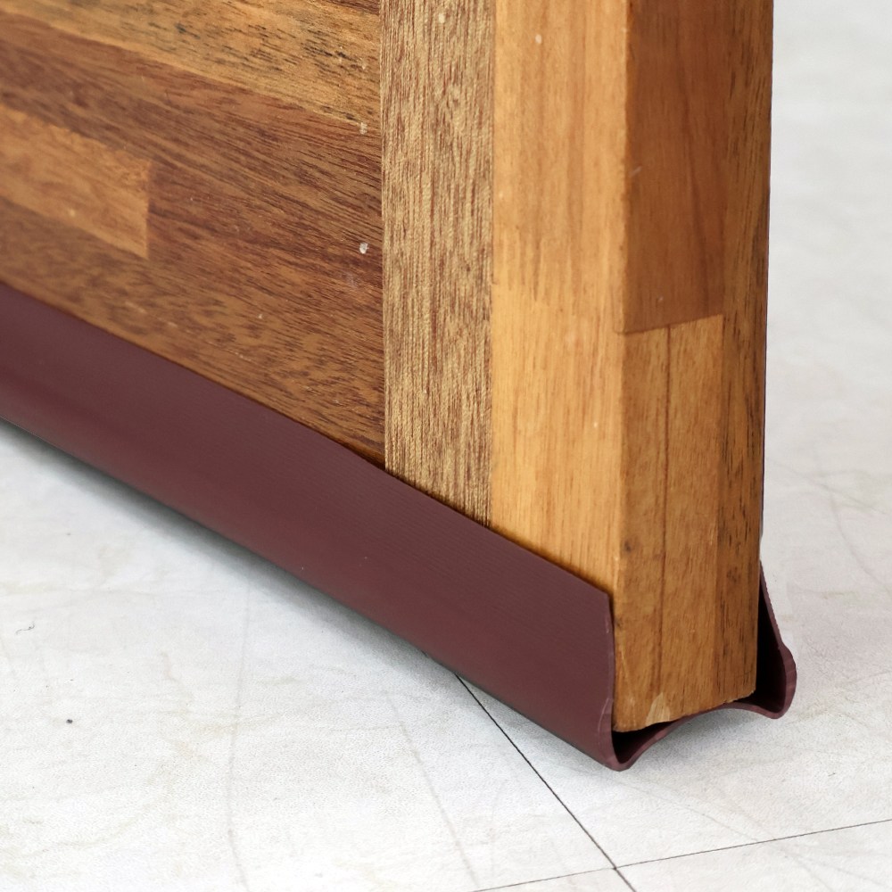 이지유 방문 틈새막이 문풍지 문틈막이 우풍 방음 빛차단 브라운, 1개 6,900원