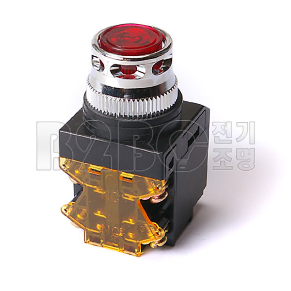 건흥전기 조광형 누름버튼 스위치 KH-512 25파이 적색 9,450원