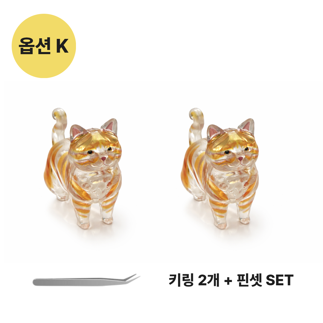 하루박스 반려묘 고양이 털 키링 보관함 키링 1+1+핀셋 세트 열쇠고리 캡슐 추억 8,900원