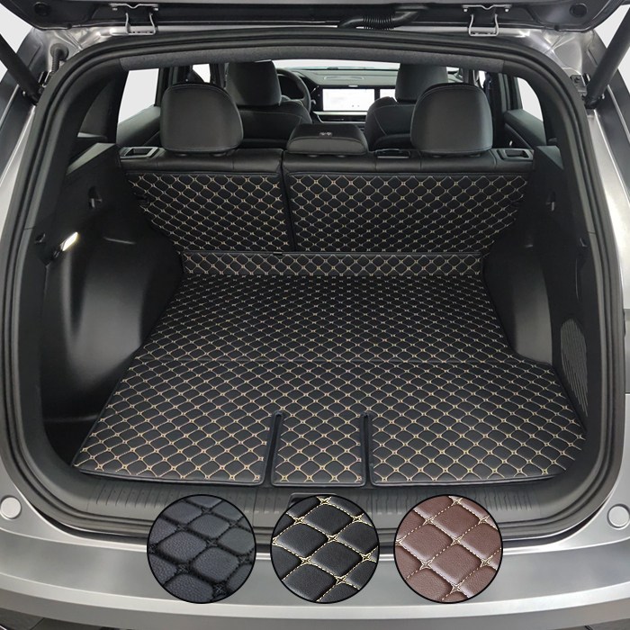 카프트 SUV 트렁크매트 프리미엄 퀄팅 가죽 차박, 그레이 79,000원