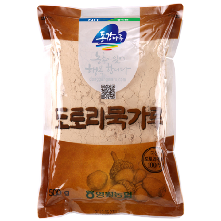 영월농협 동강마루 국산 도토리묵가루, 2개, 500g 60,000원
