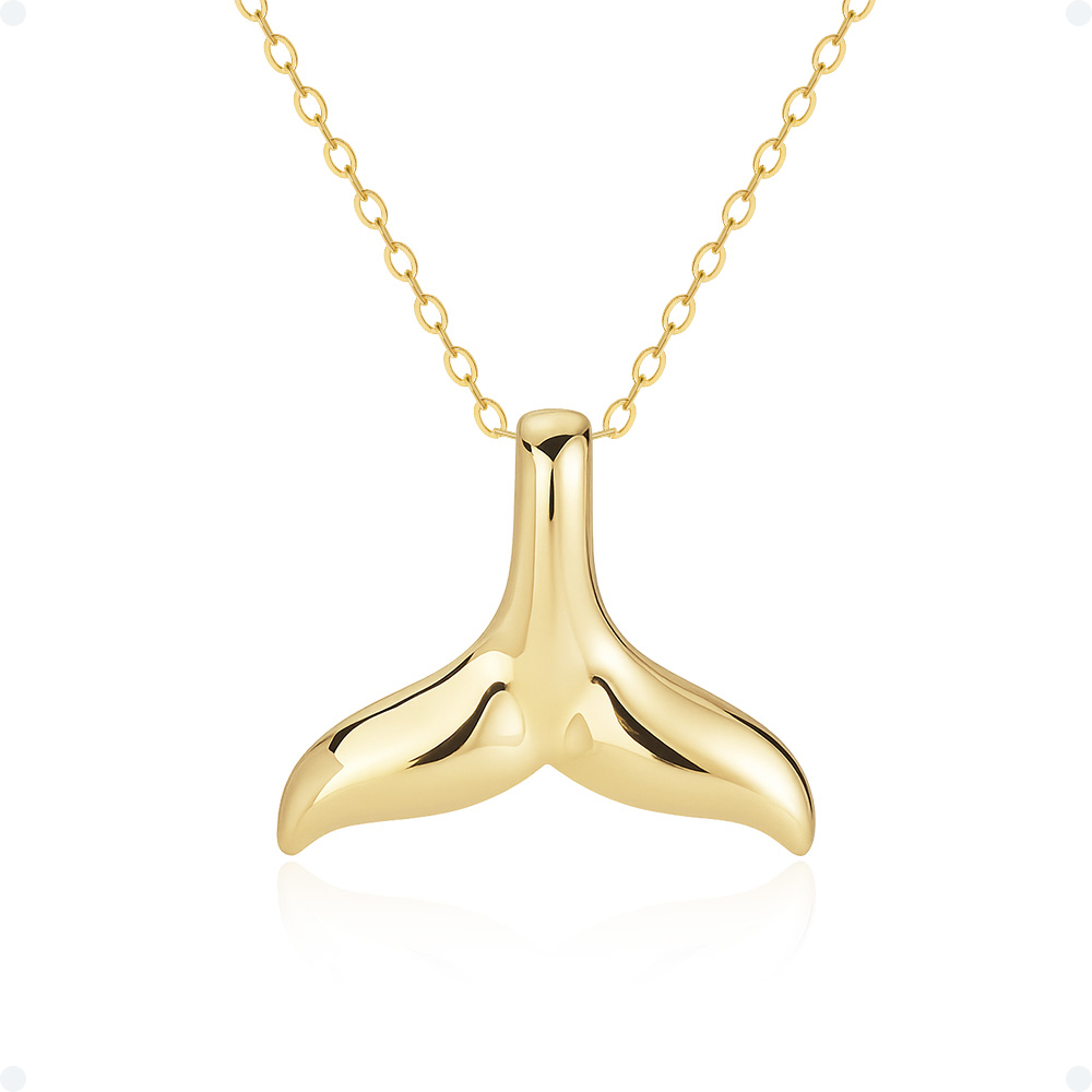 쥬넬 [선물포장] 14K 소원 통통 고래꼬리 팬던트 체인 금 목걸이 가정의달 어린이날 어버이날 생일 선물 179,900원