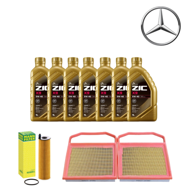 벤츠 S클래스 W222 MB229.5 엔진오일 + MANN오일필터 + TTF에어필터 세트, 1세트, 메르세데스-벤츠, S450 M276 110,000원