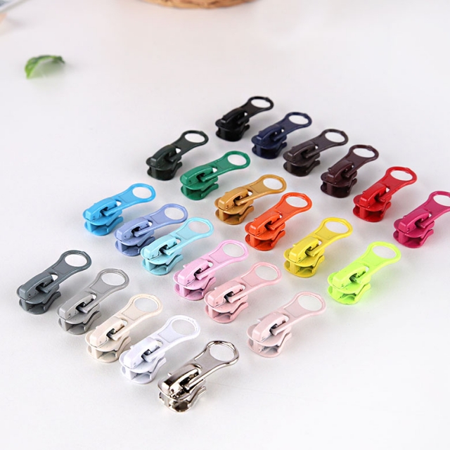 짱패브릭 GB01-5호 비슬론 지퍼 슬라이더 300원