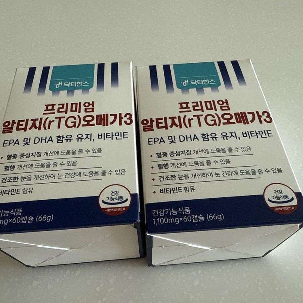 풍부한 오메가3 DHA EPA 노르웨이산 프리미엄 알티지 영양제 60정, 20개 684,100원