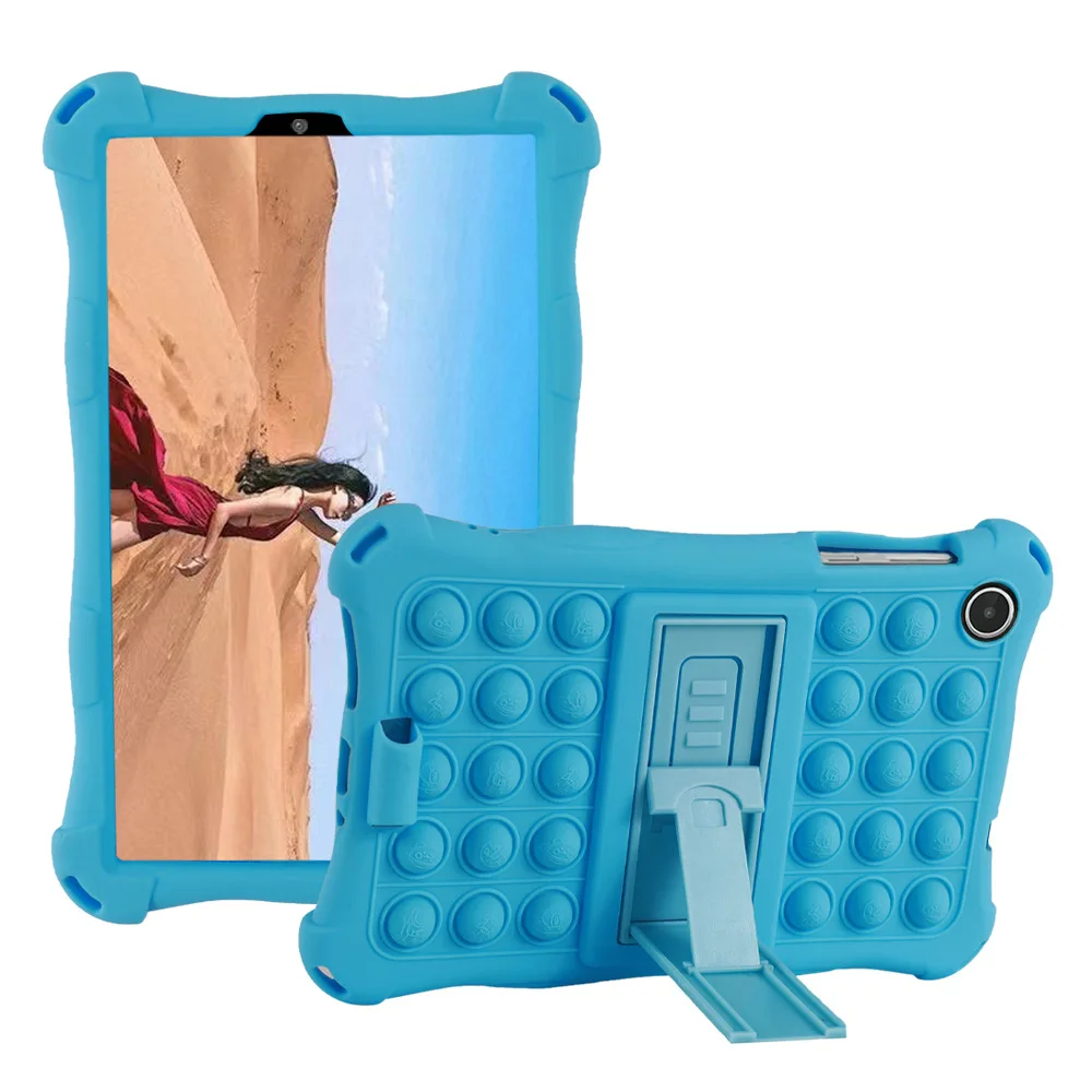 레노버 탭 M8 4 세대 TB301FU 8 인치 태블릿 PC용 소프트 실리콘 충격 방지 커버 케이스, 후면 킥스탠드 포 19,400원