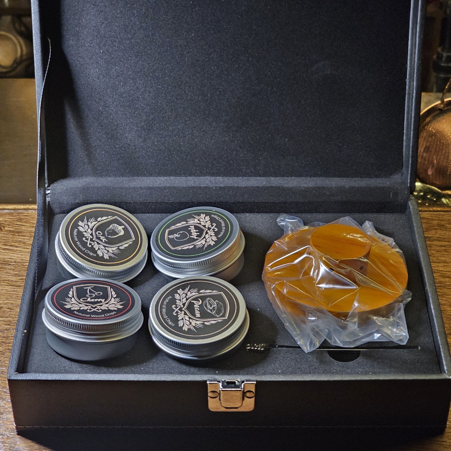 조선바텐더 가죽케이스 칵테일 위스키 스모커(Smoker) 훈연 우드칩 65,000원