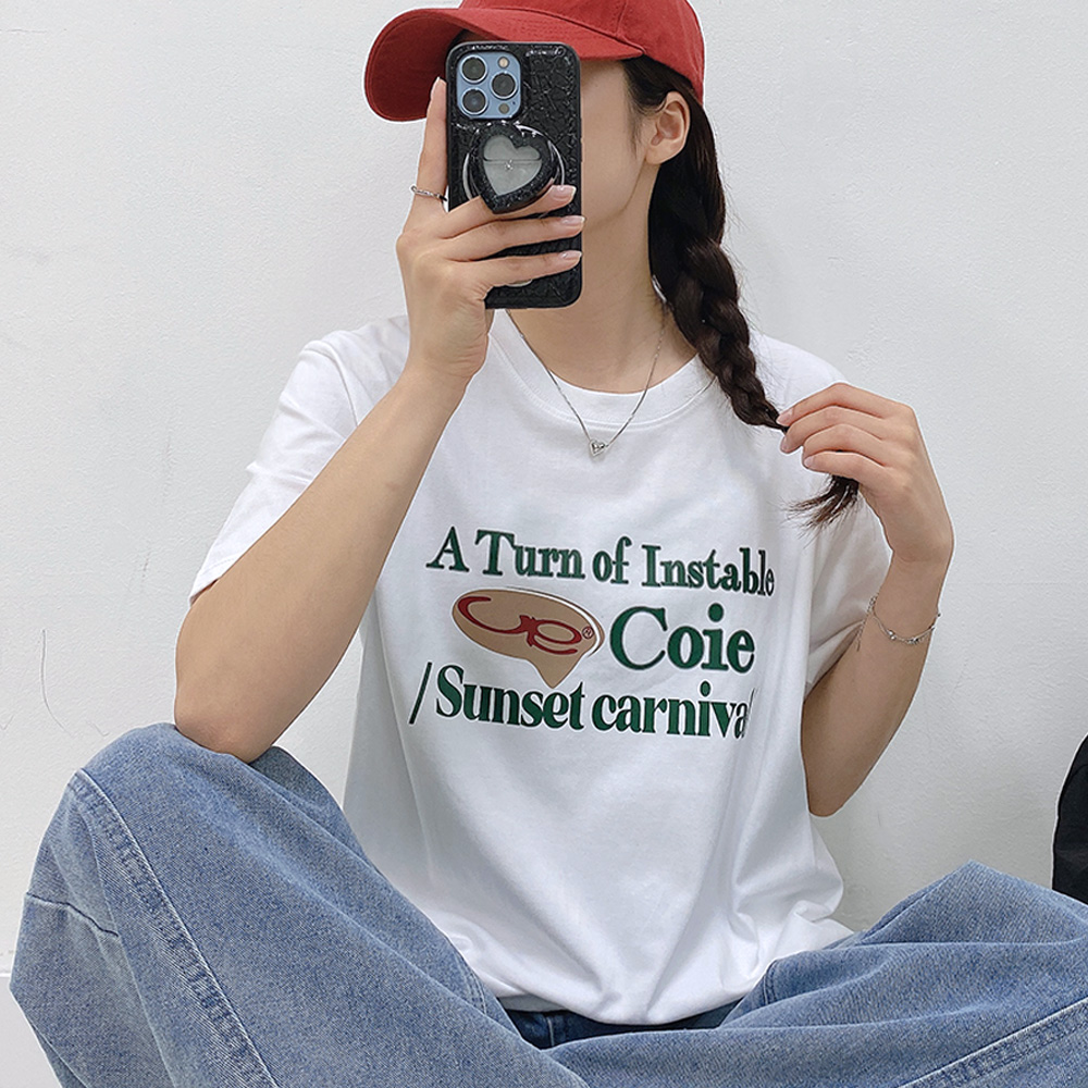 젤루나 여성용 순면 루즈핏 기본 반팔 티셔츠 TH-66 17,900원