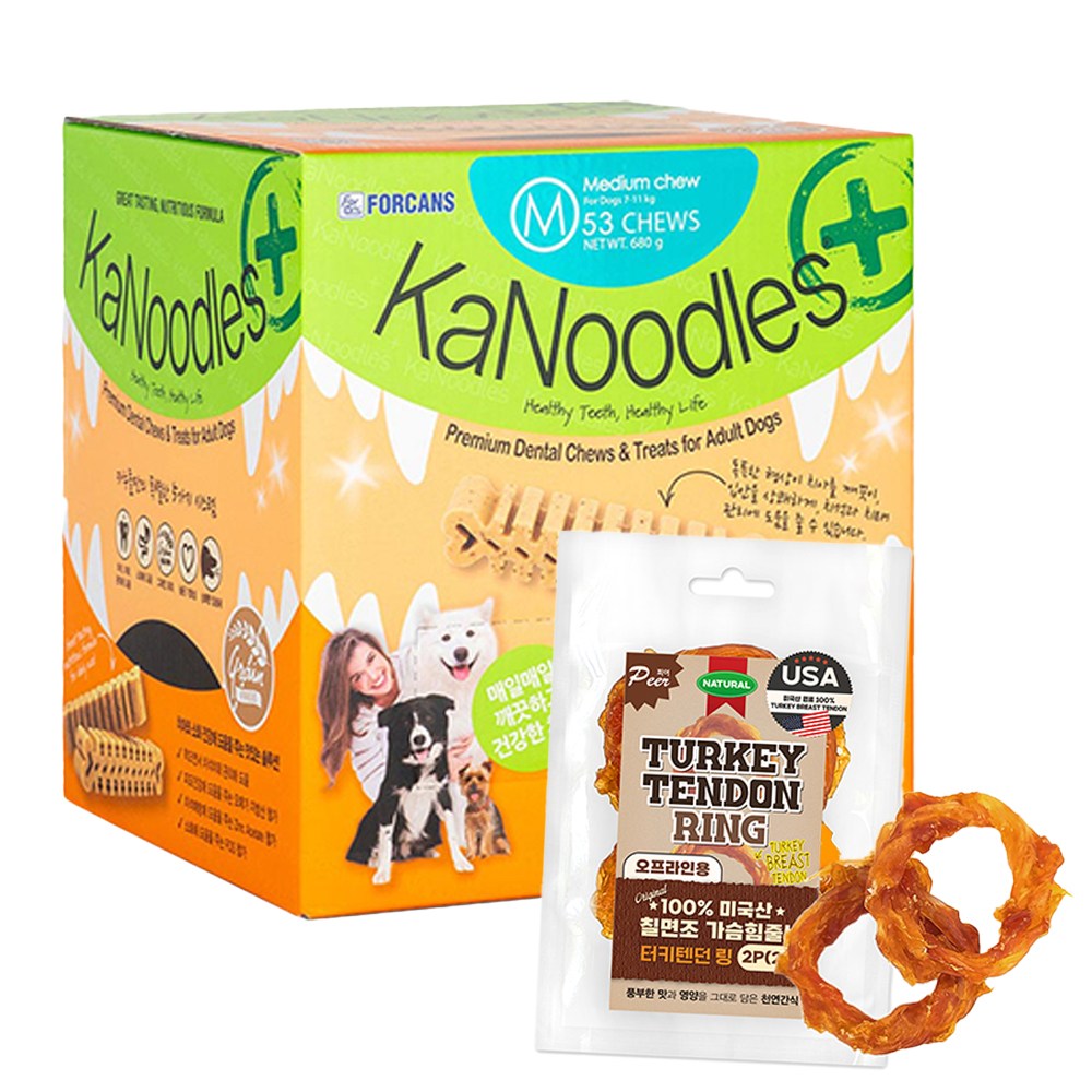 이슈펫 그린백 or 터키츄링 2p 증정 카누들 강아지 입냄새 애견 치석제거 플러스 필로팩 덴탈껌, 680g, 1개, M-터키츄링2p 33,900원