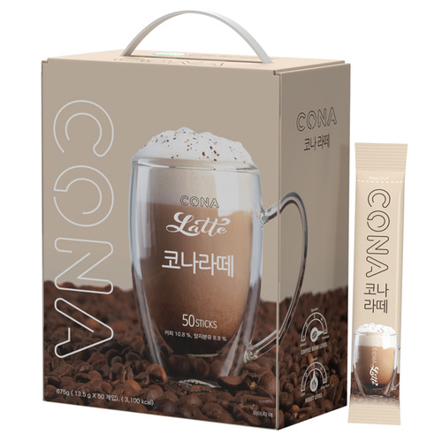 (무료배송)모카씨엔티/나만의 작은 카페/깊고 부드러운 코나 원두 라떼 로스트 50T, 13.5g, 1개입, 50개 16,500원