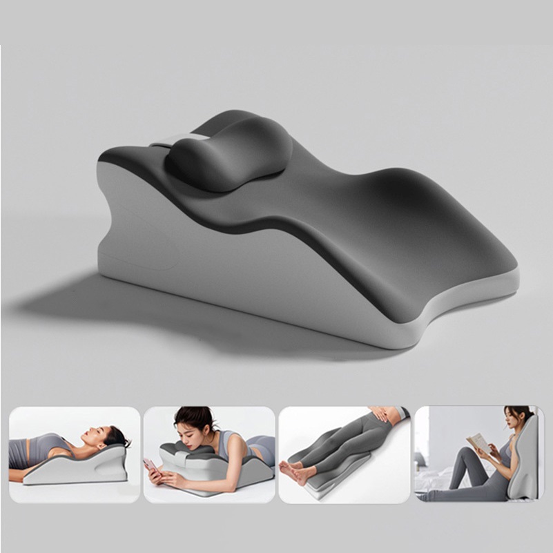 Zebeer 다리베개 다기능 베개 메모리폼 엎드려 쿠션 침대등받이, 검회색 39,900원