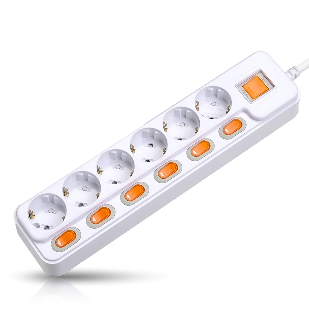 국산 현대 개별 +과부하차단 접지 멀티콘센트 가정용 사무용 멀티탭 6구 (16a), 1개 23,100원